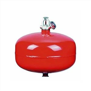 শুকনো অগ্নি নির্বাপক যন্ত্র ঝুলছে